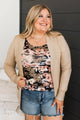 As Easy As Can Be Cardigan- Sand