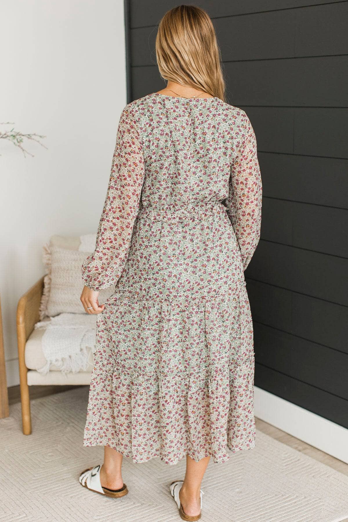 Maternity Dress Double Ruffle Hem Dress Cream Floral Smocked 3/4 Sleeve Plus Midi Dress PinkBlush Maternity Dress Double Ruffle Hem Dress Cream Floral Smocked 3/4 Sleeve Plus Midi Dress PinkBlush