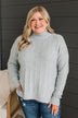 Already Spoken For Knit Sweater- Grey