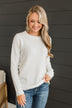 Simply Unforgettable Knit Sweater- Ivory
