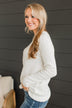 Simply Unforgettable Knit Sweater- Ivory