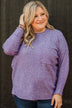 Stay Magical Sprinkle Knit Sweater- Purple