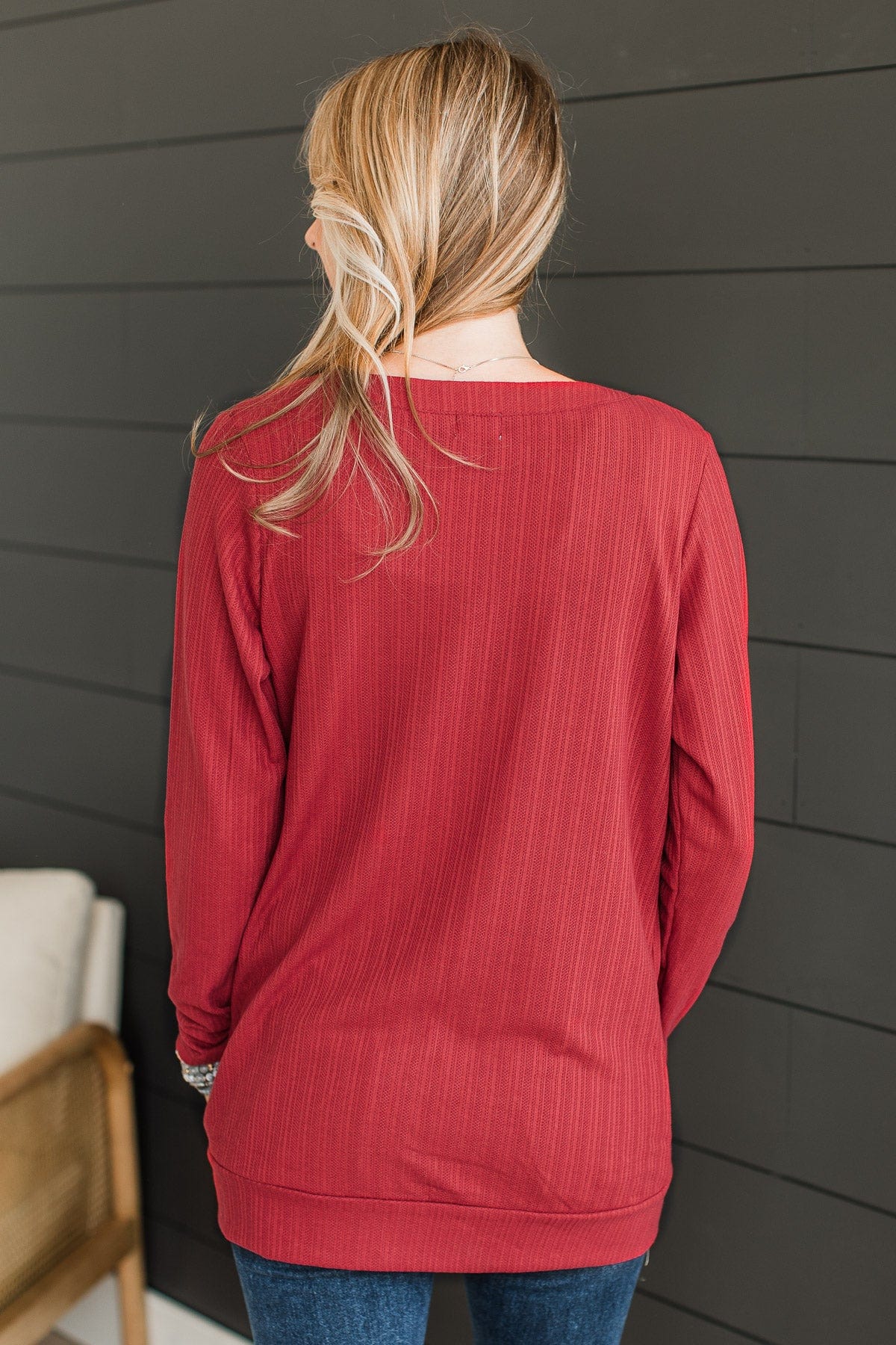 All To Ourselves Knit Cardigan- Red