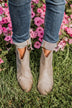 Blowfish Spangle Booties- Sand