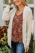 Movie Date Popcorn Knit Cardigan- Ivory
