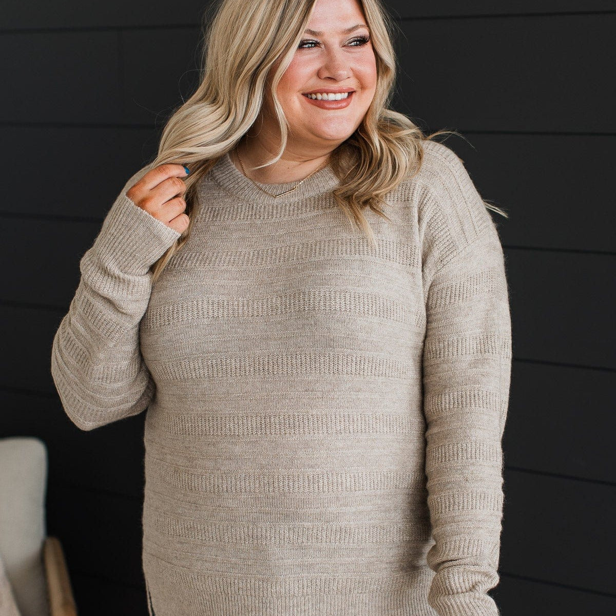 Test Of Time Knit Sweater- Oatmeal – The Pulse Boutique