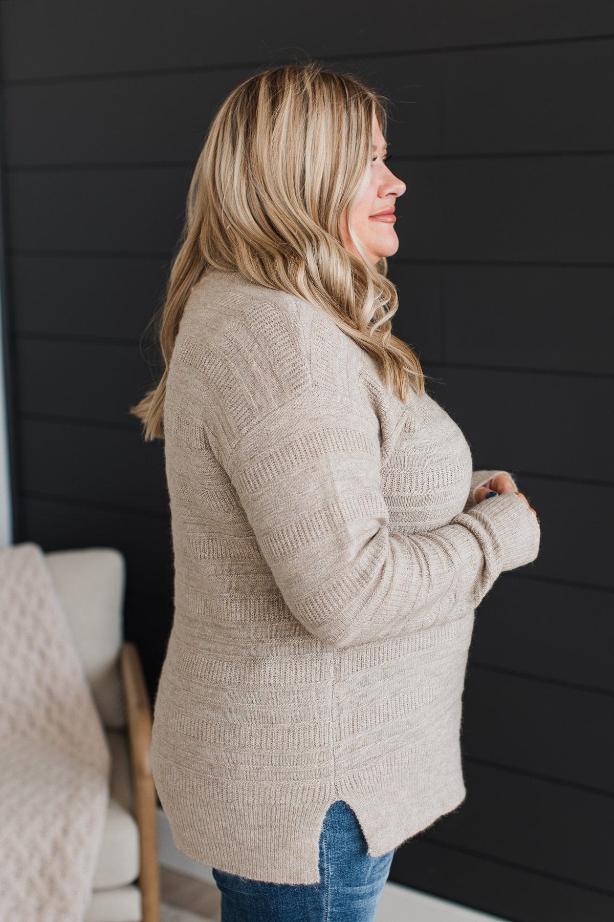 Test Of Time Knit Sweater- Oatmeal