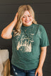 "Be A Rare Bird" Graphic Tee- Hunter Green