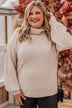 Biggest Wish Turtle Neck Sweater- Oatmeal