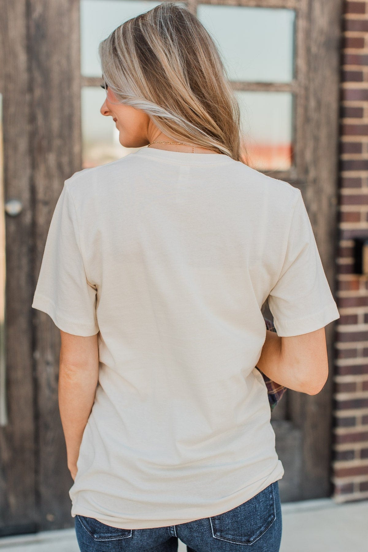 "Hand Picked Pumpkins" Graphic Tee- Cream
