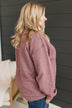"Amazing Grace" Crew Neck Pullover- Plum