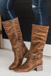 Blowfish Binda Boots- Rust Oiled Vegan Suede