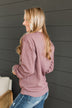 "Amazing Grace" Crew Neck Pullover- Plum