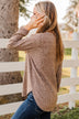 Runway Beauty Knit Sweater- Brown
