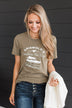"Griswold's Christmas Tree Farm" Graphic Tee- Olive