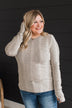 It's Been Lovely Knit Top- Light Grey