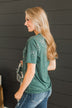 "Be A Rare Bird" Graphic Tee- Hunter Green