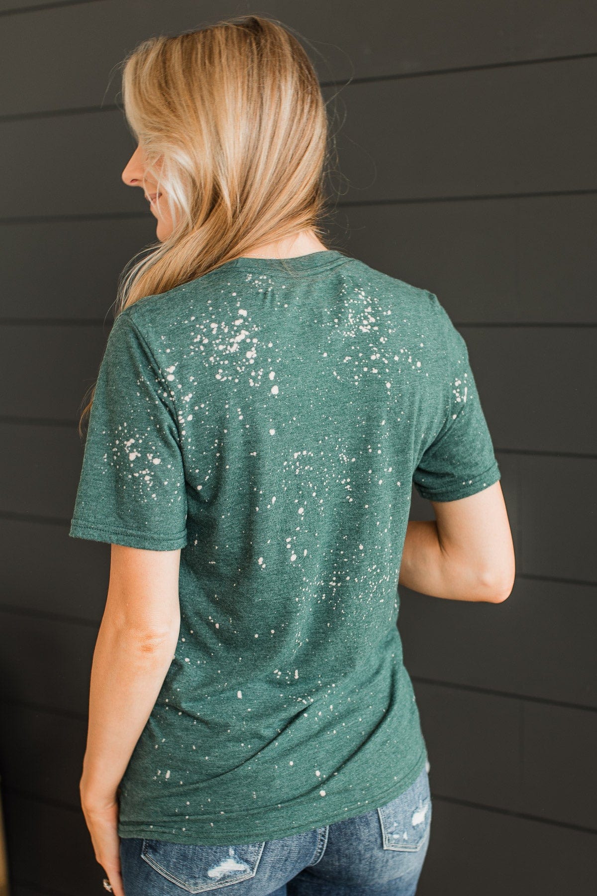 "Be A Rare Bird" Graphic Tee- Hunter Green