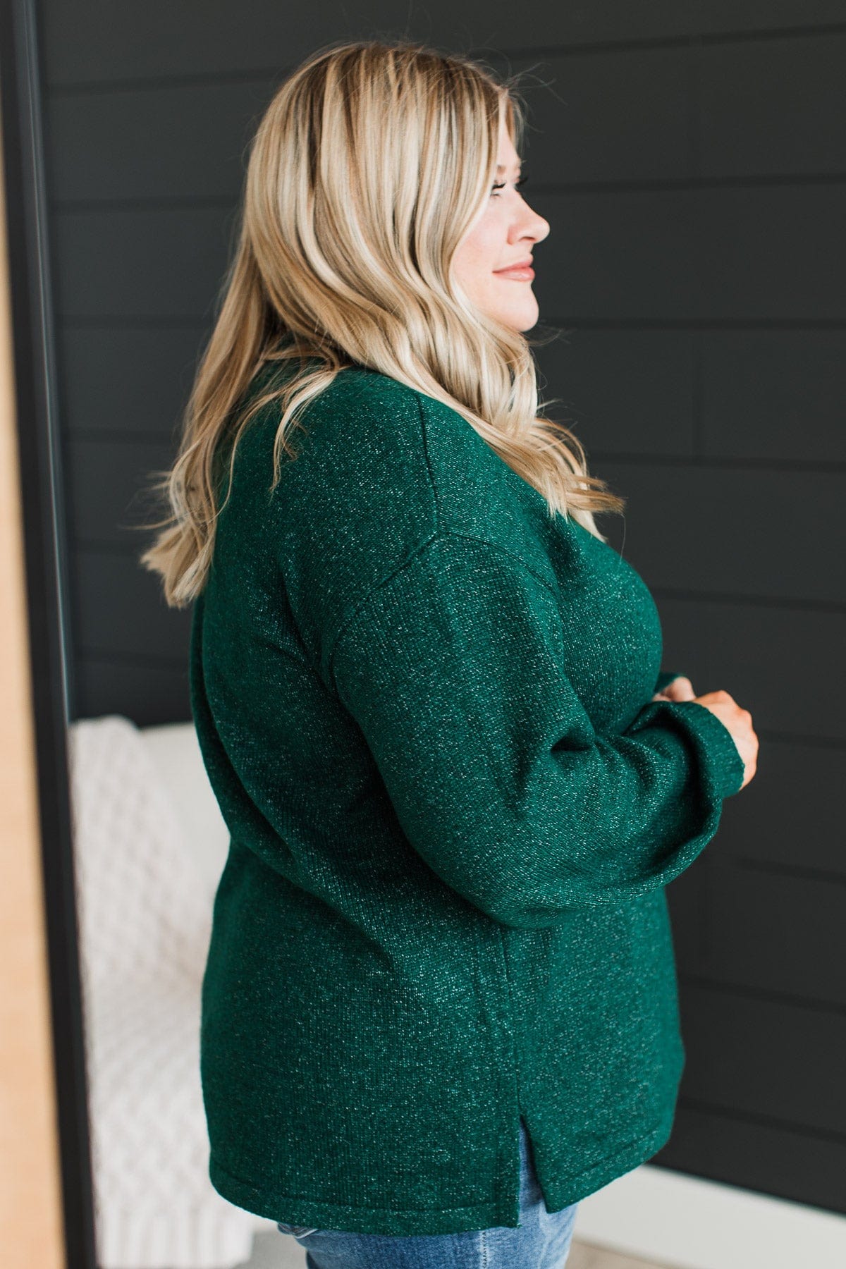 Pure Passion Knit Sweater- Forest