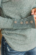 Your Lucky Day Ribbed Knit Top- Hunter Green