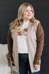 Cherish You Always Knit Cardigan- Taupe & Brown