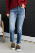 Vervet Slim Straight Jeans- Jolie Wash
