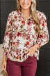 In Your Graces Floral Blouse- Cream
