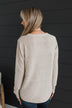 Runway Beauty Knit Sweater- Oatmeal