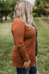 Comfortable With Myself Knit Cardigan- Pecan