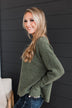 Lovely Meeting You Knit Sweater- Olive