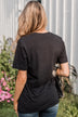 "But First Coffee" Graphic Tee- Black