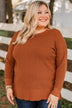 Time To Thrive Knit Sweater- Copper