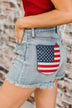 Sneak Peek High-Rise Shorts- Chelsie Wash