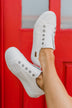 Blowfish Sadie Sneakers- White Smoked Canvas