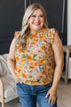 Never Beyond Reach Smocked Floral Blouse- Mango