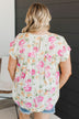 No Time Like The Present Floral Top- Ivory