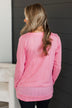 All To Ourselves Knit Cardigan- Bright Pink