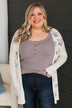 Have Some Faith Floral Cardigan- Ivory