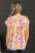 Will Be Loved Floral Top- Ivory & Yellow