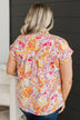 Will Be Loved Floral Top- Ivory & Yellow