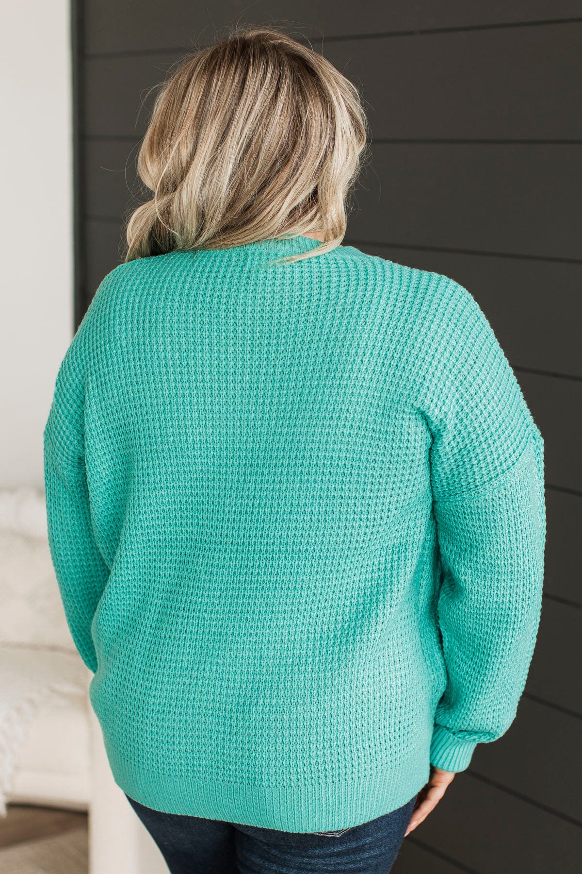 Captivating In Color Knit Sweater- Dark Mint – The Pulse Boutique