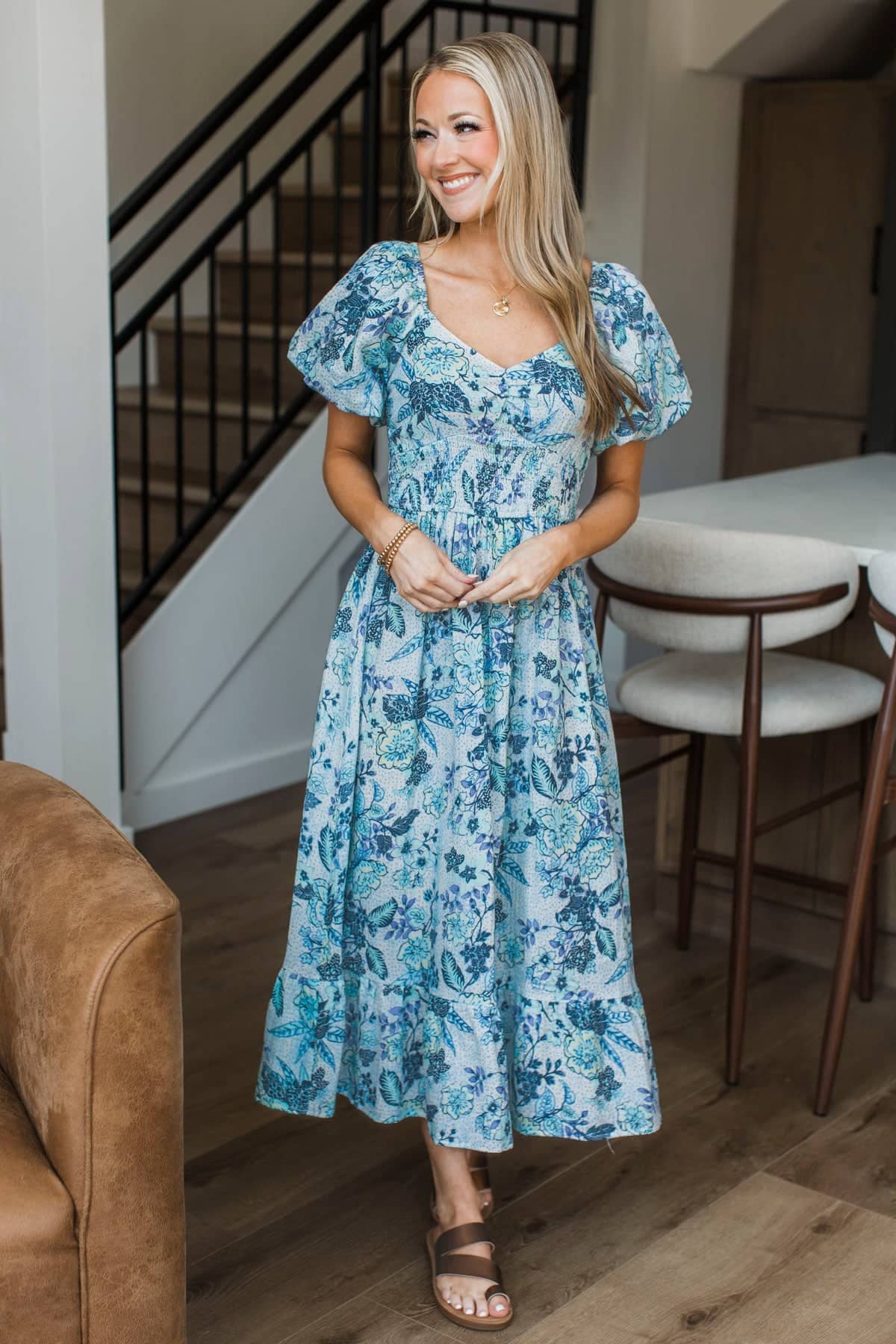 Waltz Into The Room Floral Midi Dress- Ocean Blue, S | Dresses | Mystree | Shop The Pulse Boutique Waltz Into The Room Floral Midi Dress- Ocean Blue, S | Dresses | Mystree | Shop The Pulse Boutique