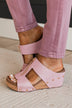 Corky's Taboo Wedge Sandals- Blush