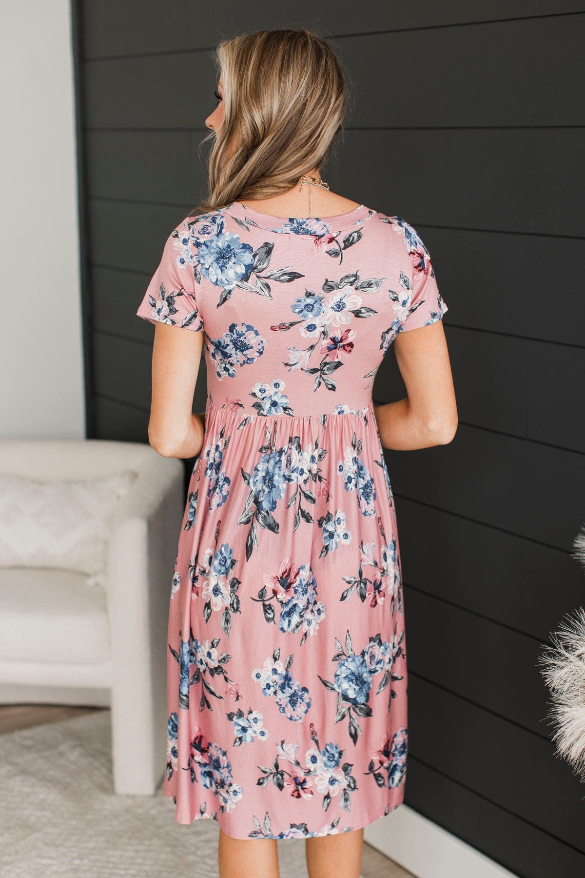 Ability To Love Floral Dress- Rose Pink – The Pulse Boutique