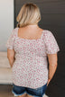 Caught Feelings Floral Top- Ivory