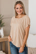 Wrapped Around Your Finger Knit Top- Oatmeal