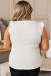 Late Night Romance Knit Top- Ivory