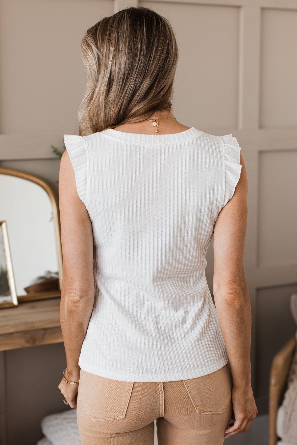 Late Night Romance Knit Top- Ivory