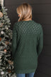 Time Stands Still Knit Cardigan- Hunter Green