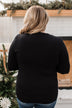 Second Glance Knit Sweater- Black
